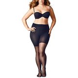 FALKE Beauty damespanty Plus 20 denier in grote maten, Navy (6179)