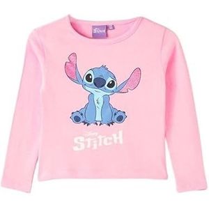 Disney Meisjes-T-shirt LIL23-2440 S2-2A Roze 24 Maanden, Roze