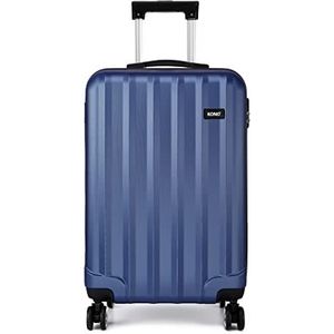 Kono Handbagage Koffer Super Lichtgewicht ABS Harde Schaal Reizen 20"" Handbagage met 4 Spinner Wielen (marine 20"")