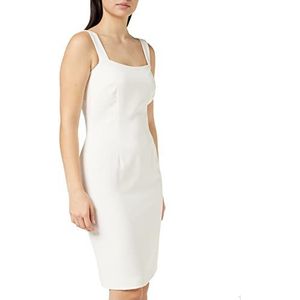 Gina Bacconi Dames moss crêpe jurk cocktailjurk dames, Chalk Light