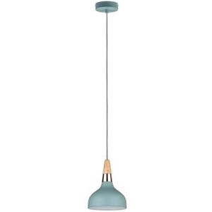 Paulmann Hanglamp Neordic Juna 160 mm max. 1 x 20 W voor E14 plafondlamp satijngroen koper/hout 230V zonder lichtbron 79652