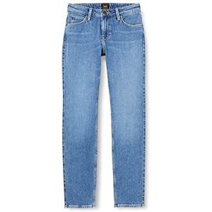 WHITELISTED Elly Jeans dames, Weathered Mid, 26 W / 31 L, Weathered Mid