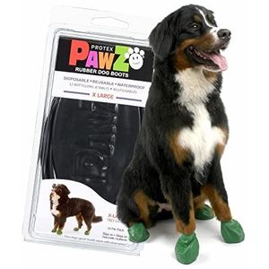 pawz dog boots black dog