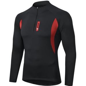 Meetwee heren fietsshirt jersey, MTB, kleding, korte mouwen, drogen, ademend, wielersport