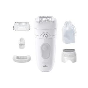 Braun Silk·épil 5 - Epilator met Ladyshave opzetstuk - type 5-041 - Wit/Grijs