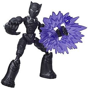 Marvel Avengers Bend and Flex – actiefiguur Black Panther 15 cm flexibel met accessoires voor kinderen vanaf 6 jaar