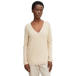 TOM TAILOR Sweatshirt voor dames, 10336, kleur: beige