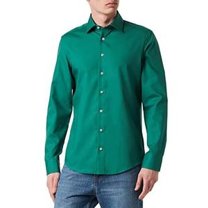 Seidensticker Overhemd met lange mouwen, slim fit, herenhemd, Groen