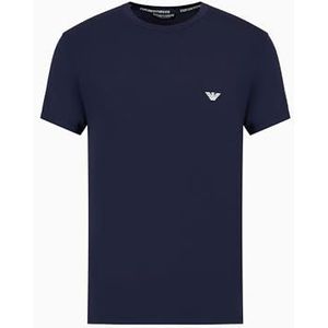 Emporio Armani T-Shirt Modal Souple Homme, Marine, L, bleu marine, L