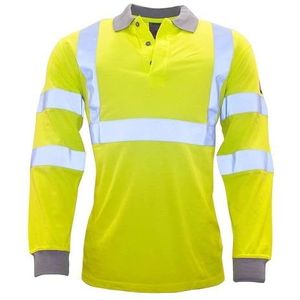 Portwest FR77 - Modaflame Hi-Vis El poloshirt, kleur geel, maat M