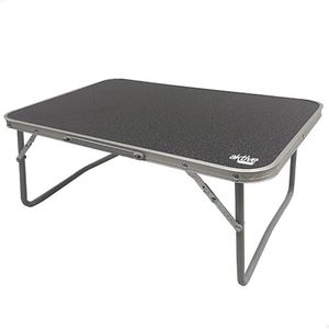 AKTIVE Salontafel, staal + polyester 600D + mesh, grijs, één maat