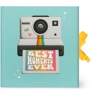 Legami - Best Moments Ever fotoalbum met herinneringen, fotolijst met 40 pagina's, gebonden notitieboek en sluiting met lint, cadeau-idee, instant foto's, standaardfoto's 10 x 15 cm
