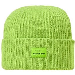 JJXX Jxothelia Knit Beanie Acc Sn gebreide damesmuts (1 stuk), Parrot Green, Eén maat