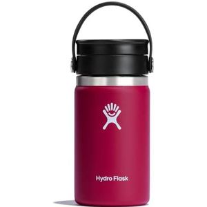 HYDRO FLASK - Thermosbeker voor koffie voor op reis, 354 ml - Geïsoleerde beker van roestvrij staal - Vacuüm geïsoleerd - Flex Sip dop lekvrij - BPA vrij - Grote opening - Snapper