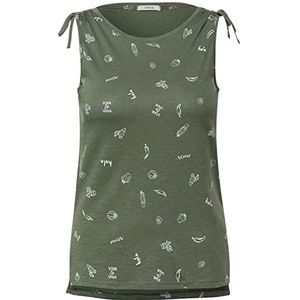 Cecil Dames zomer tanktop, olijfgroen