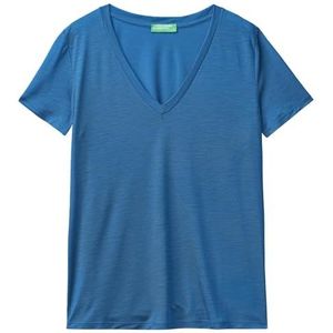 United Colors of Benetton 3nlhe4249 T-shirt voor dames (1 stuk), Blauw