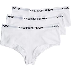 G-STAR RAW Lot de 3 culottes hipster pour femme, Blanc (White/White/White D24081-d516-6008), M