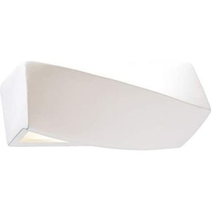 MIALUX Omega Mini wandlamp binnen wit rechthoek 1x E27 tot 60W 230V IP20 woonkamer slaapkamer trap hal energieklasse A++