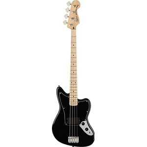 Fender Affinity Series Jaguar Bass Squier met Humbucker microfoon, esdoorn toets, zwart