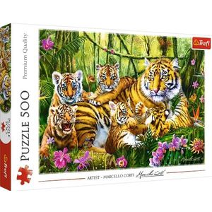 Trefl Puzzel Tijgers | 500 stukjes