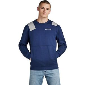 G-STAR RAW Flight Deck R sweatshirt voor heren, Blauw (Imperial Blue D24418-d557-1305)