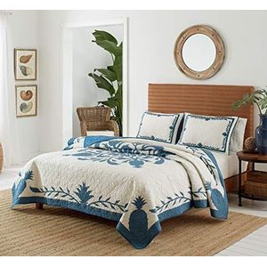 Tommy Bahama Dekbed van katoen, blauw, tweepersoonsbed / queensize