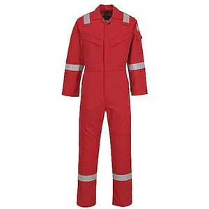 Portwest FR50 Reflecterend, vlambestendig, antistatisch en vuurvast, voor heren, met bescherming tegen elektrische bogen, 350 g, rood, 5XL