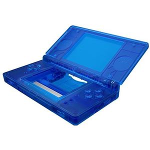 eXtremeRate Complete vervangende beschermhoes voor Nintendo DS Lite, beschermhoes voor Nintendo DS Lite draagbare console met reserveknop, saffierblauw, console niet inbegrepen