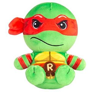 Club Mocchi Mocchi Tomy - Pluche dier Turtles Ninja Raphael 15 cm - TMNT pluche dieren om te verzamelen - Officieel gelicentieerd speelgoed - actiefiguren - Ninja Turtles speelgoed vanaf 3 jaar