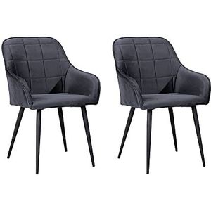 Soof&Tess Varese Chaise à manger anthracite, taille unique