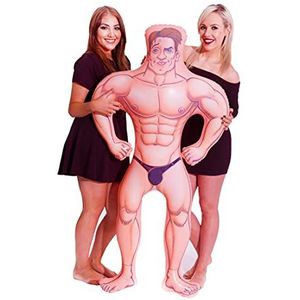 Alandra Party Harry-HUNK Opblaasbare man, 152 cm hoog, meerkleurig