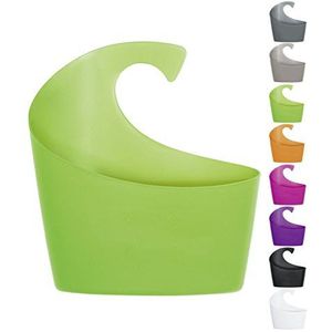 Spirella Sydney douchemand met haken, 30,5 x 27,5 x 10 cm, groen