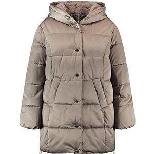 Samoon Niet-wol outdoorjas voor dames, Nordic Taupe