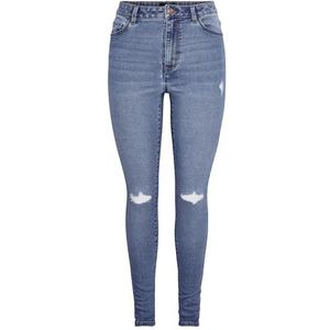 PIECES Jean pour femme, denim bleu médium, L / 30L