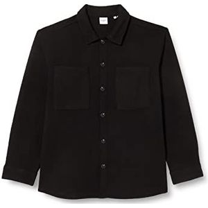 JACK&JONES PLUS Jorollie Solid Shirt Jacket Ls Cbo Ps Shirt Heren, zwart.