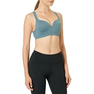 Only Onpmartine Dames Sportbeha Seam Sports Bra-Noos, Blue Mirage