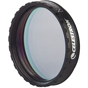 Celestron 93623 Narrowband Oxygen III 1,25 inch filter - isoleert zuurstoflijnen die worden uitgestoten door planetaire en emissienevels, elimineert gekleurde halo's rond heldere sterren, zwart