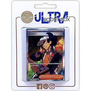 Brome 252/193 Full Art Secret Ultraboost X Scarlet en Violet, 02 ontwikkelingen in Paldea – set met 10 Franse Pokémon-kaarten