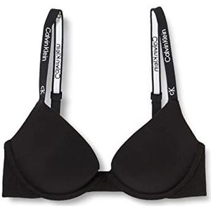 Calvin Klein Push-up beha voor dames, zwart, 95A, zwart.