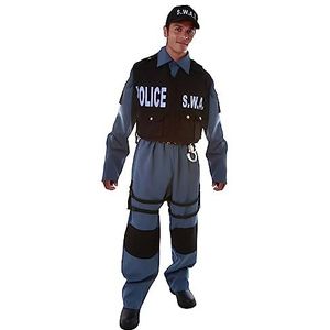 Dress Up America Costume d'officier de police Swat de luxe pour homme - Belle tenue pour jeu de rôle