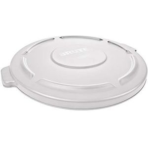 Rubbermaid Commercial Products FG260900WHT Afvaldeksel, Brute LLDPE rond, wit