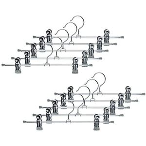 MAWA door Reston Lloyd Antislip Ruimtebesparende K/30D Hanger voor Broeken en Rokken met Twee Antislip Clips