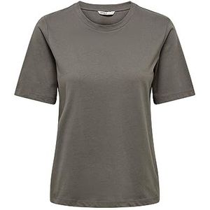 ONLY Onlonly S/S Tee Jrs Noos T-shirt voor dames, Taupe