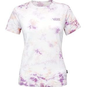 Vans Tie Dye T-shirt voor dames met ronde hals, Lavendelgras
