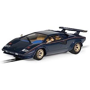 Scalextric C4411 Lamborghini Countach - Walter Wolf - Blauwe en gouden auto's - Street & Rally