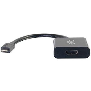 C2G USB C 3.1 naar HDMI 4K Audio & Video Adapter compatibel met MacBook Pro, iPad Pro, Dell Latitude, Google Pixel, Chromebook, Nexus, Huawei en meer zwart