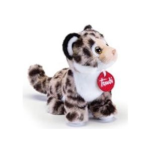Trudi Trudino Leopard Deluxe pluche dier, ideaal als cadeau voor verjaardagen, Kerstmis en andere gelegenheden, maat XS, 9 x 14 x 13 cm, Trudini, model 52229