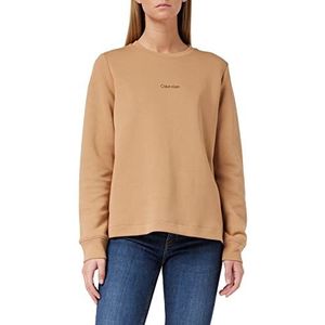 Calvin Klein mini sweatshirt dames, Soft Camel