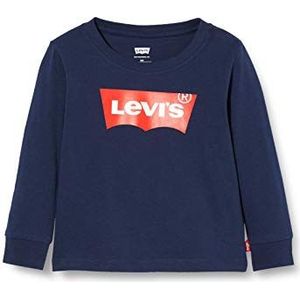 Levi's Kids Top met lange mouwen voor baby's, jongens, Lvb L/S, Batwing T-shirt, Jurk Blues