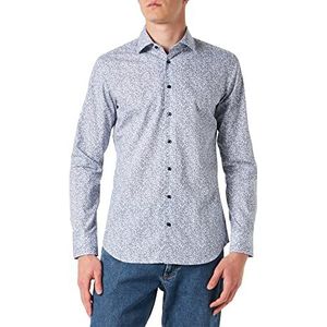 Seidensticker Shirt met lange mouwen, extra slim fit T-shirt, voor heren, lichtblauw, 41, Lichtblauw